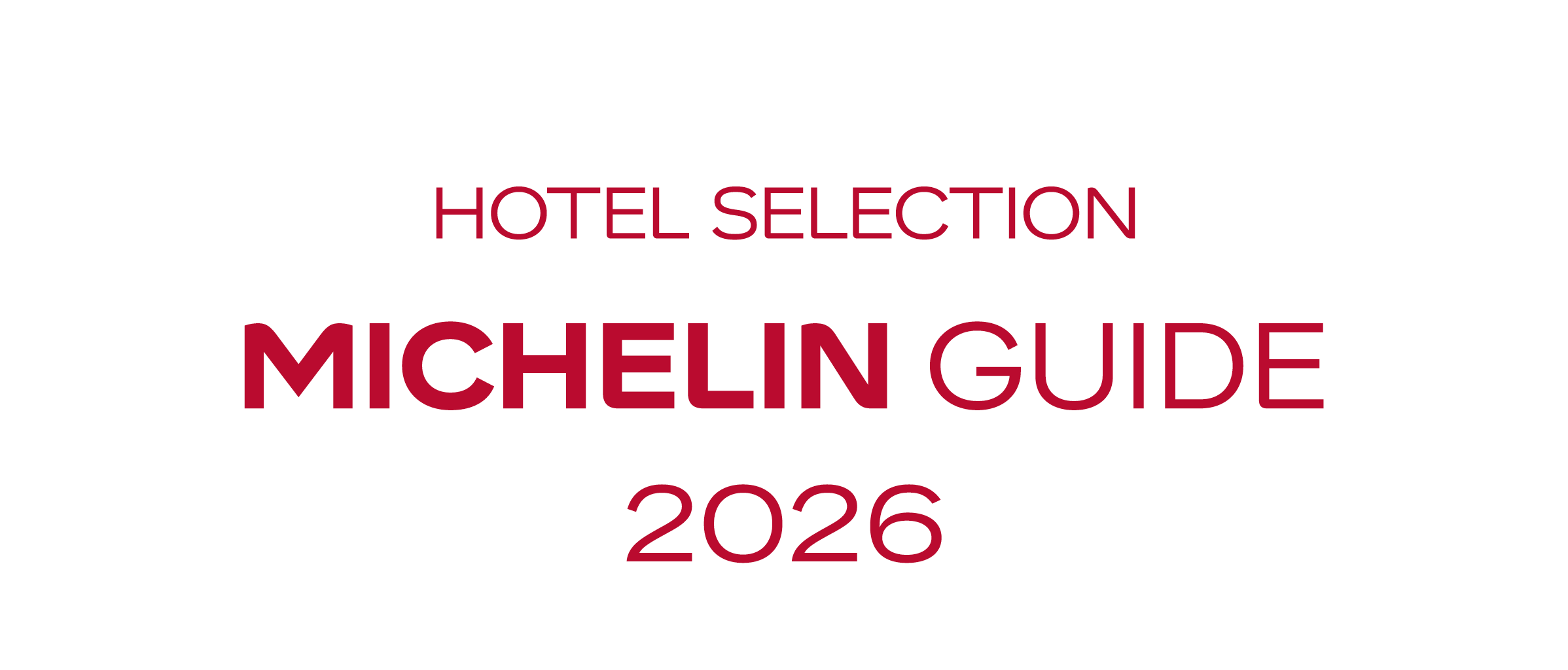 Hotel seleccionado en la Guía MICHELIN 2026